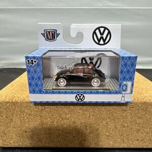M2 Machines 1953 VW Beetle Deluxe USA Model Black R76 Detroit Muscle 2024 1:64